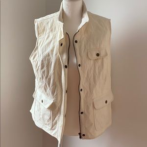 Talbots size large; white Ivory Satin🙆